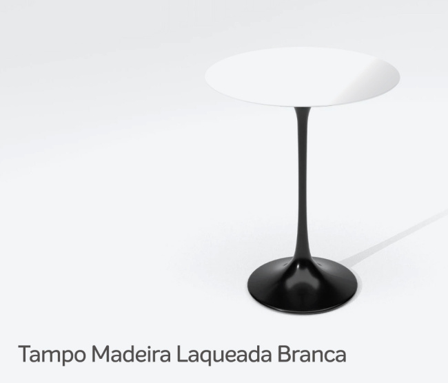 Mesa Saarinen Lateral - Base Preta
