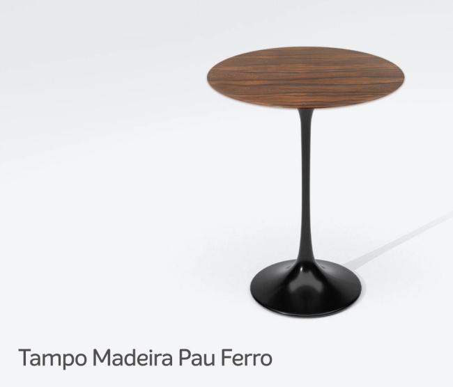 Mesa Saarinen Lateral - Base Preta