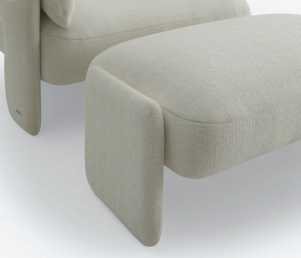 Poltrona e Puff Alma - Essência Móveis de Design