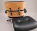 Poltrona e Puff Charles Eames - Madeira Freijó