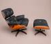 Poltrona e Puff Charles Eames - Madeira Imbuia