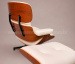 Poltrona e Puff Charles Eames - Madeira Imbuia