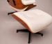 Poltrona e Puff Charles Eames - Madeira Imbuia