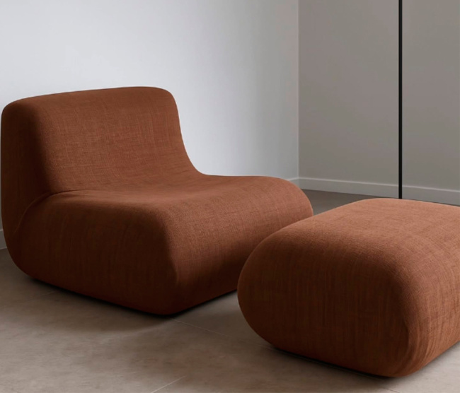 Poltrona e Puff Serena