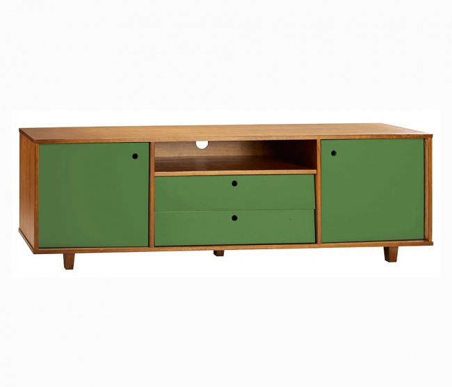 Rack Vintage - 2 Gavetas e 2 Portas