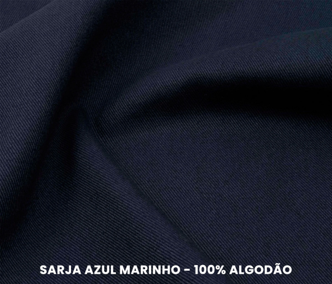 Sofá Basic 2,20m - Sarja Azul Marinho