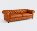 Sofá Chesterfield - Couro
