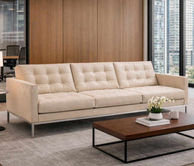 Sofá FK 1 (3 lugares) - Cromado