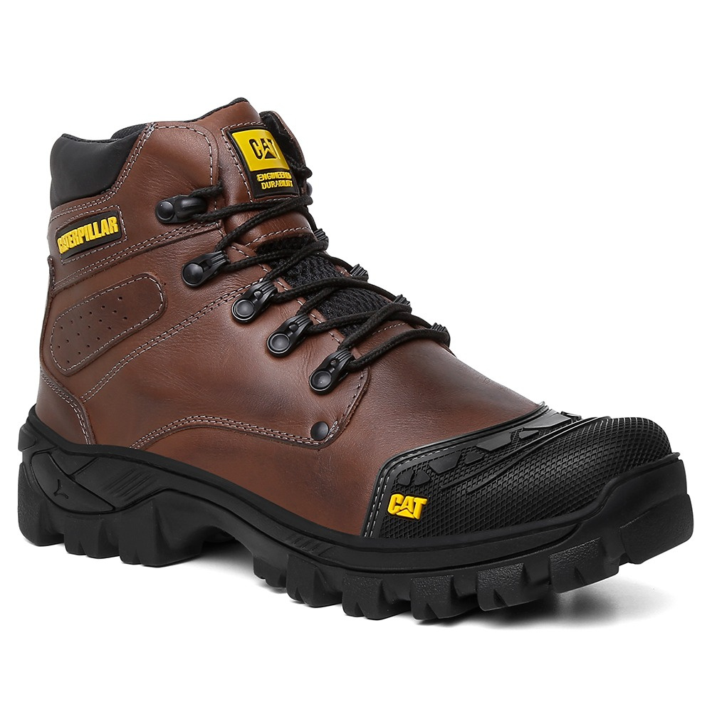 Coturno Masculino Bota Caterpillar Lançamento Cano Curto Preto