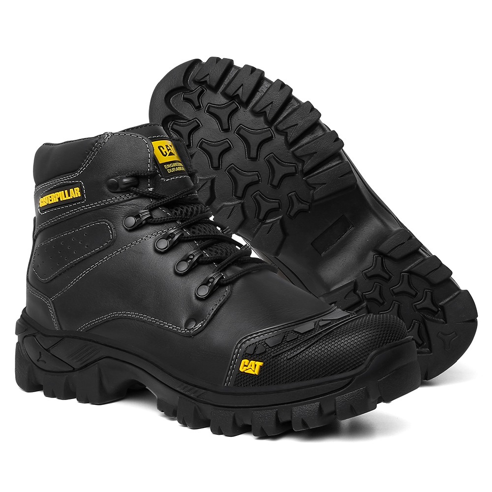 Bota Coturno Caterpillar Original Couro Legitimo Qualidade Premium