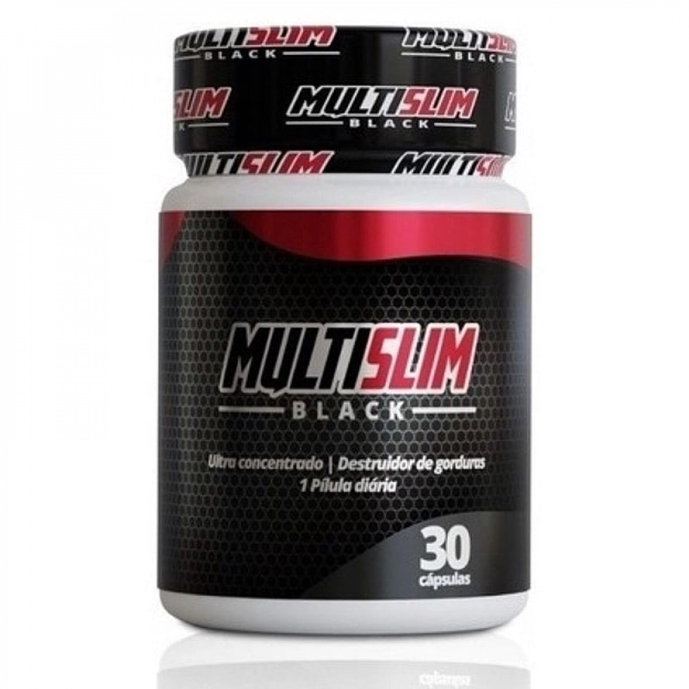 Multislim Black 30 cáps - Fórmula Max