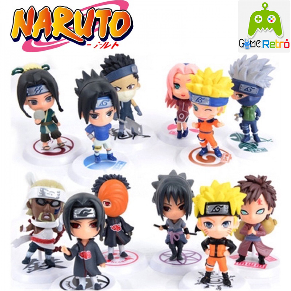 Miniaturas Bonecos de Naruto (Sasuke Classico)
