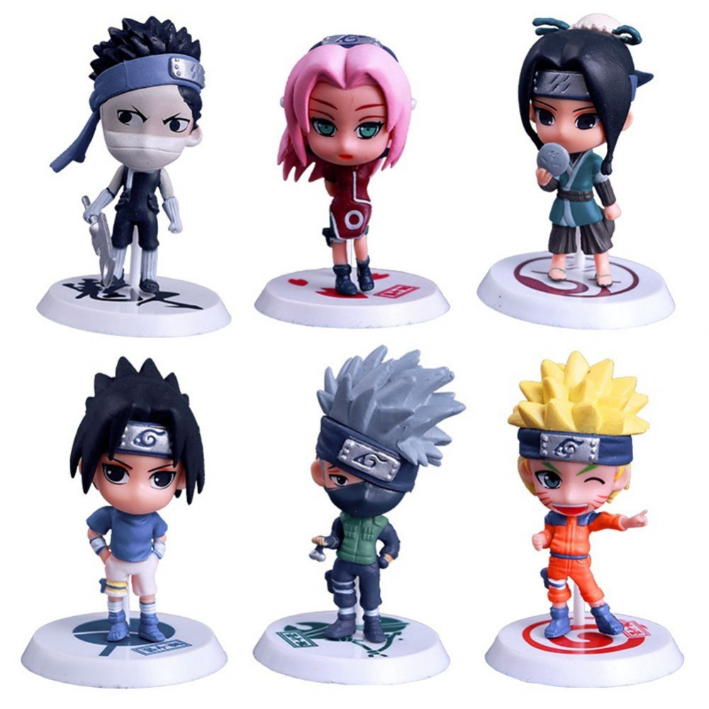 Miniaturas Bonecos de Naruto (Sasuke Classico)