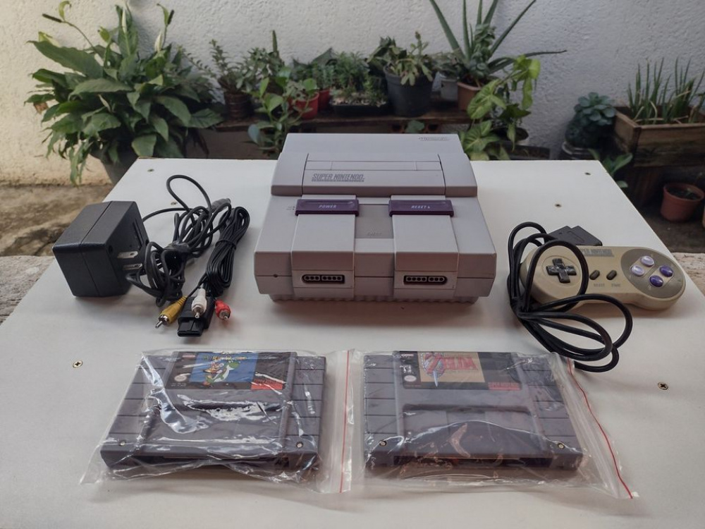 Super Nintendo Completo + Jogo