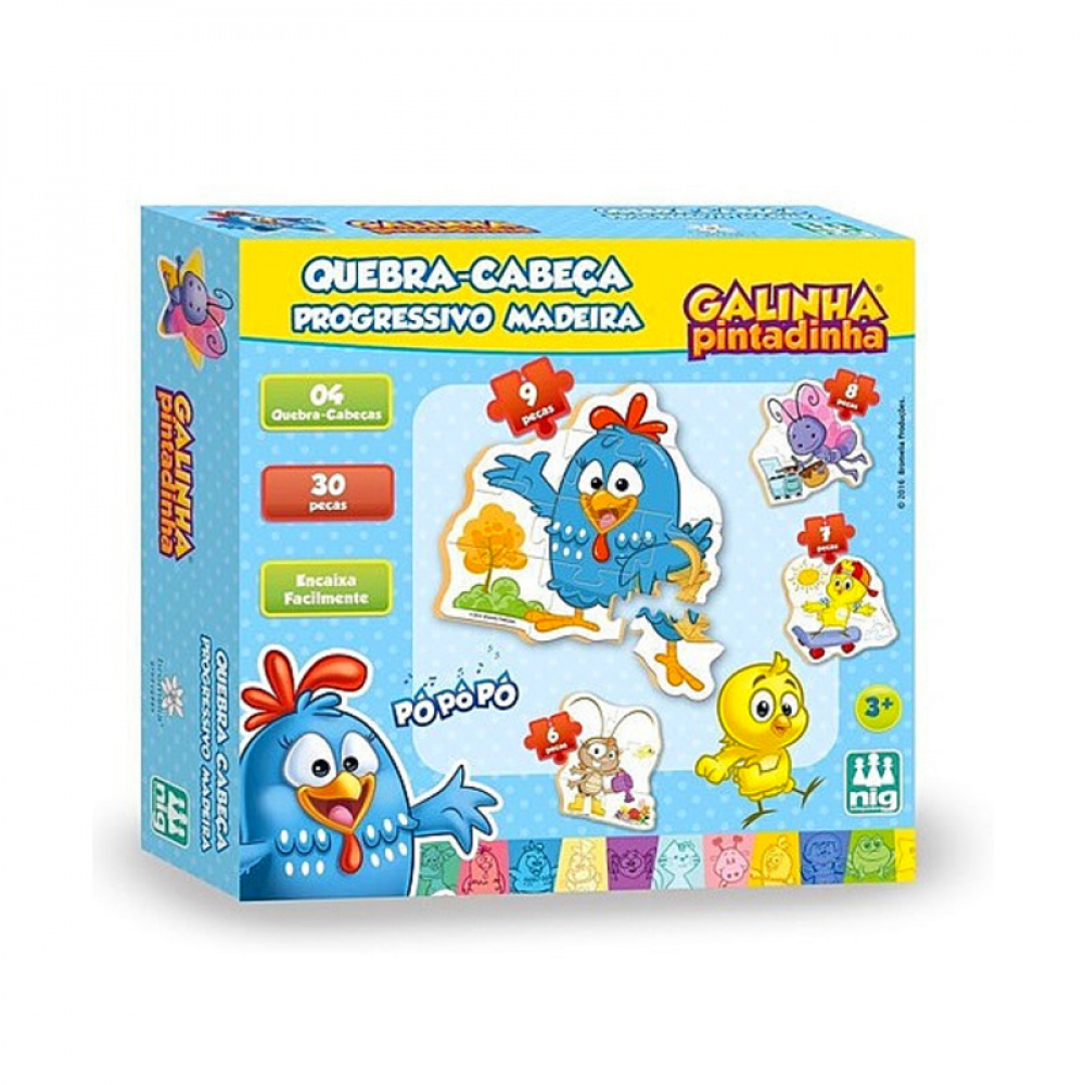 Jogo - Paff! Galinha Pintadinha, Nig Brinquedos 