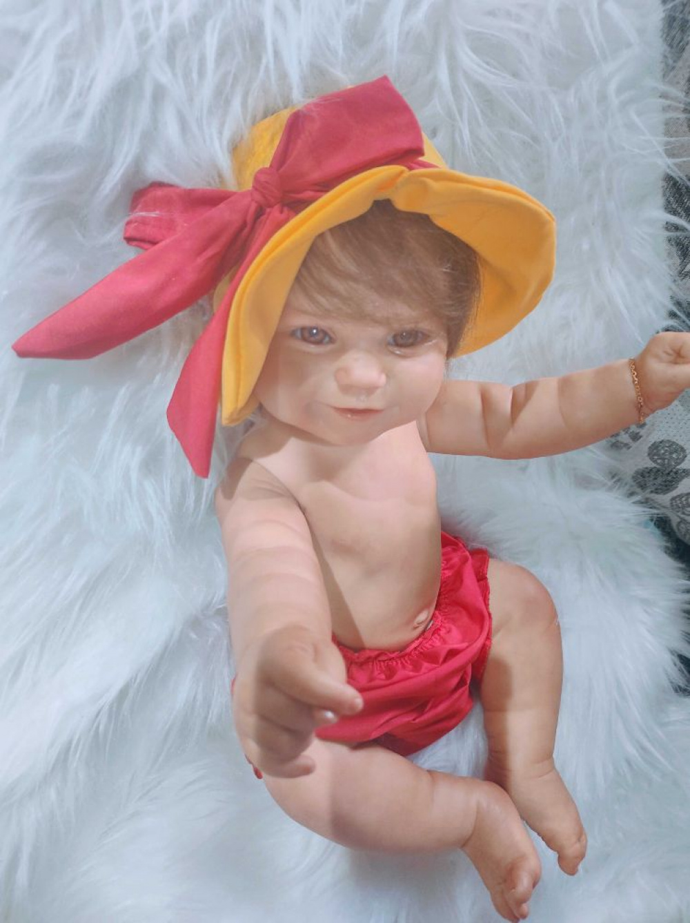 Kit Bébé Reborn Benjamin - Magnifique Poupée Réaliste Yeux Bleus