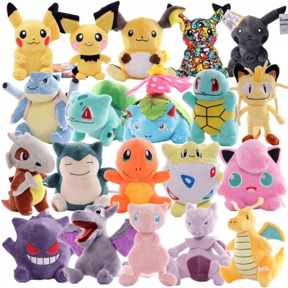 Pokémon de Pelúcia (16-25cm) Vários personagens - Girafa Shopping