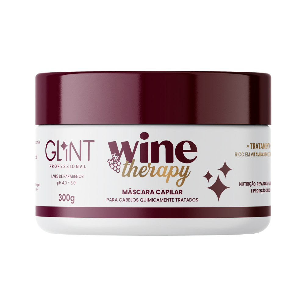 Máscara Wine Therapy 300g Glint Professional Glint Professional