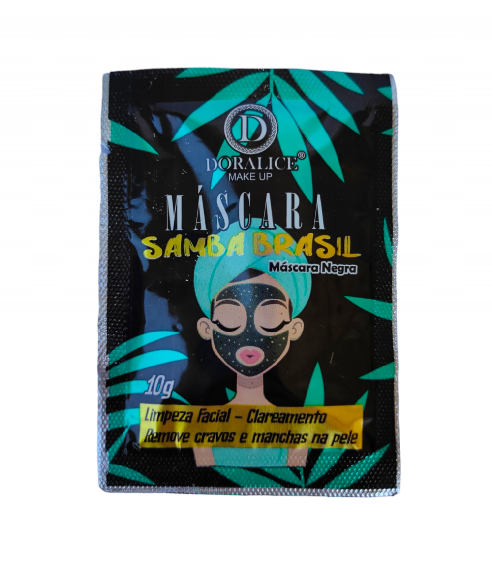 Máscara de Limpeza Facial Samba Brasil - Doralice Makeup - Glowee