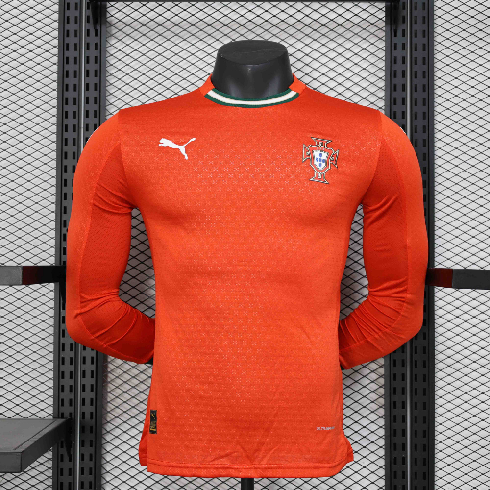 Camisa Jogador Portugal Manga Longa I - Puma 2025 - Golden Esportes