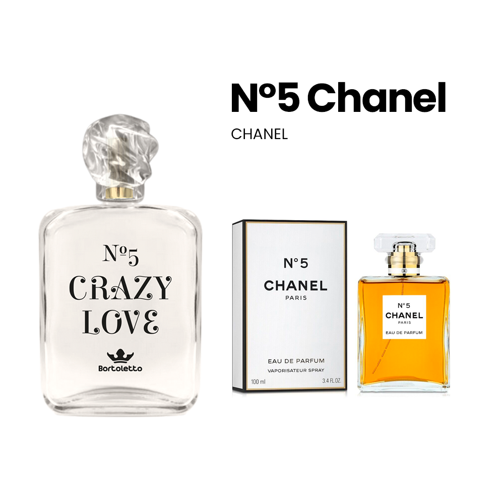 Nº5 CHANEL 100ml - Crazy love Bortoletto - GPerfumes