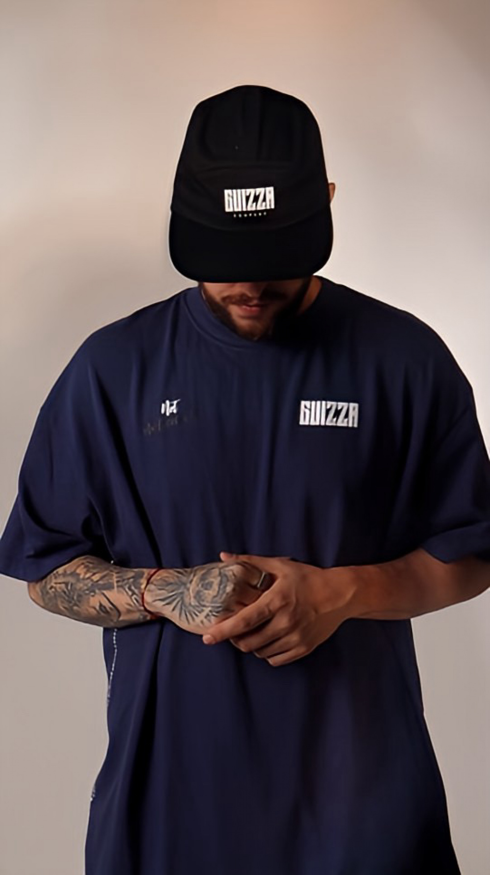 Boné five panel IDENTITY - PRETO - Guizza Company