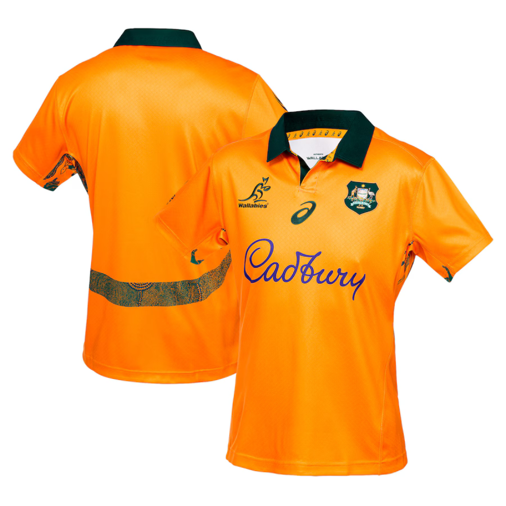 Camisa Austrália Rugby Home 24/2025 Haka Rugby