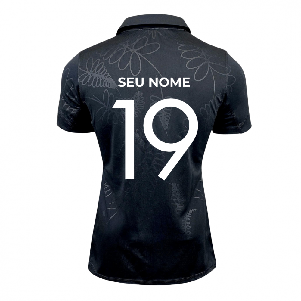 Camisa Nova Zelandia All Blacks Home Copa do Mundo 2023 - Haka Rugby