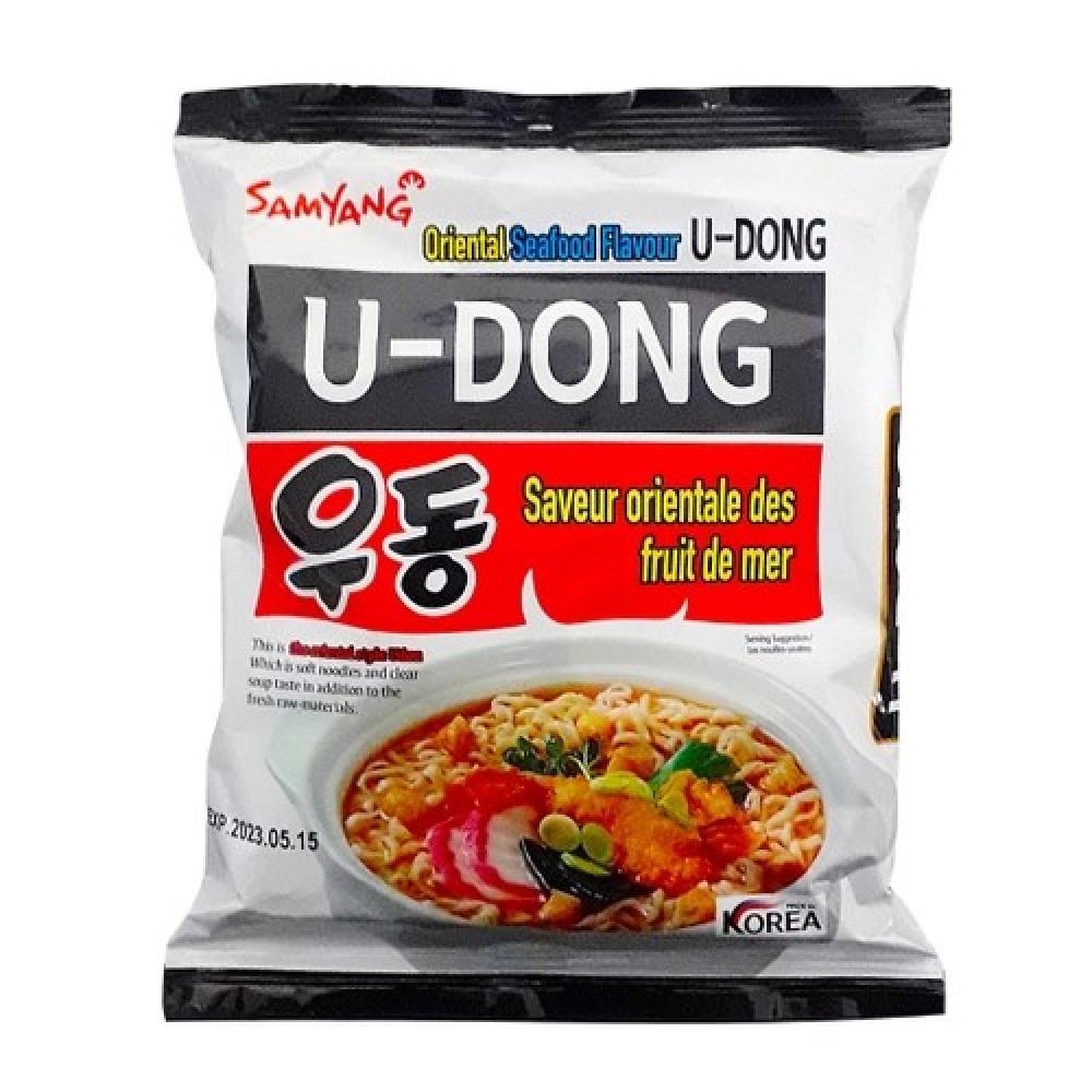 Lamen Coreano U Dong Samyang Noodle Soup 120g Hanguk Importados 3496