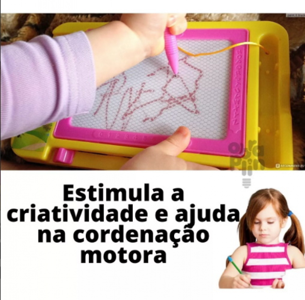 Lousa Magica Desenhar Escrever Interativo Educa Apaga Facil