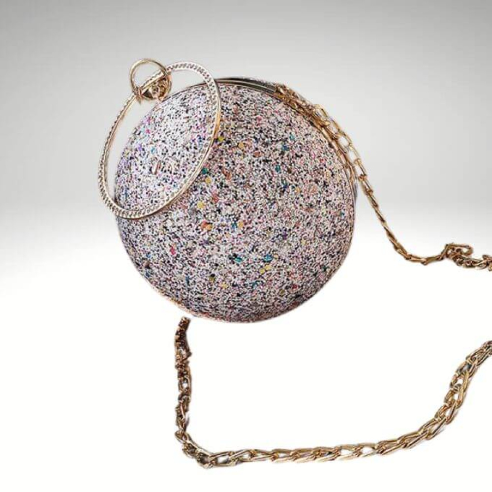 Bolsa Clutch de Festa Bright Sphere