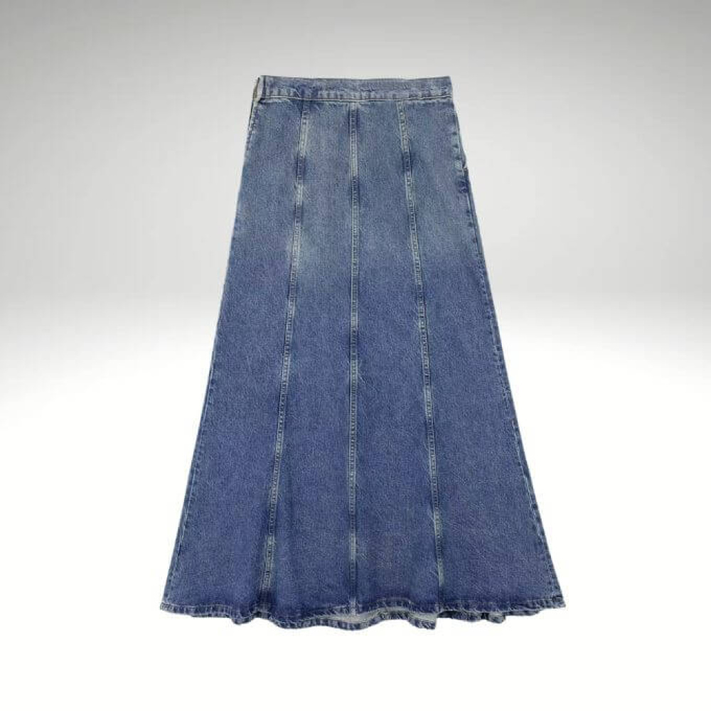 Saia Jeans longa  Maxi Danni