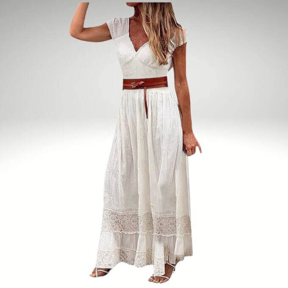 Vestido Casual Jessy Boho Renda