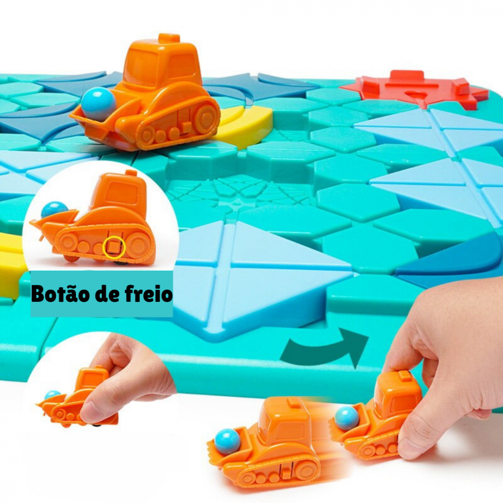 Estrada labirinto montessori pensando lógica brinquedos conjunto