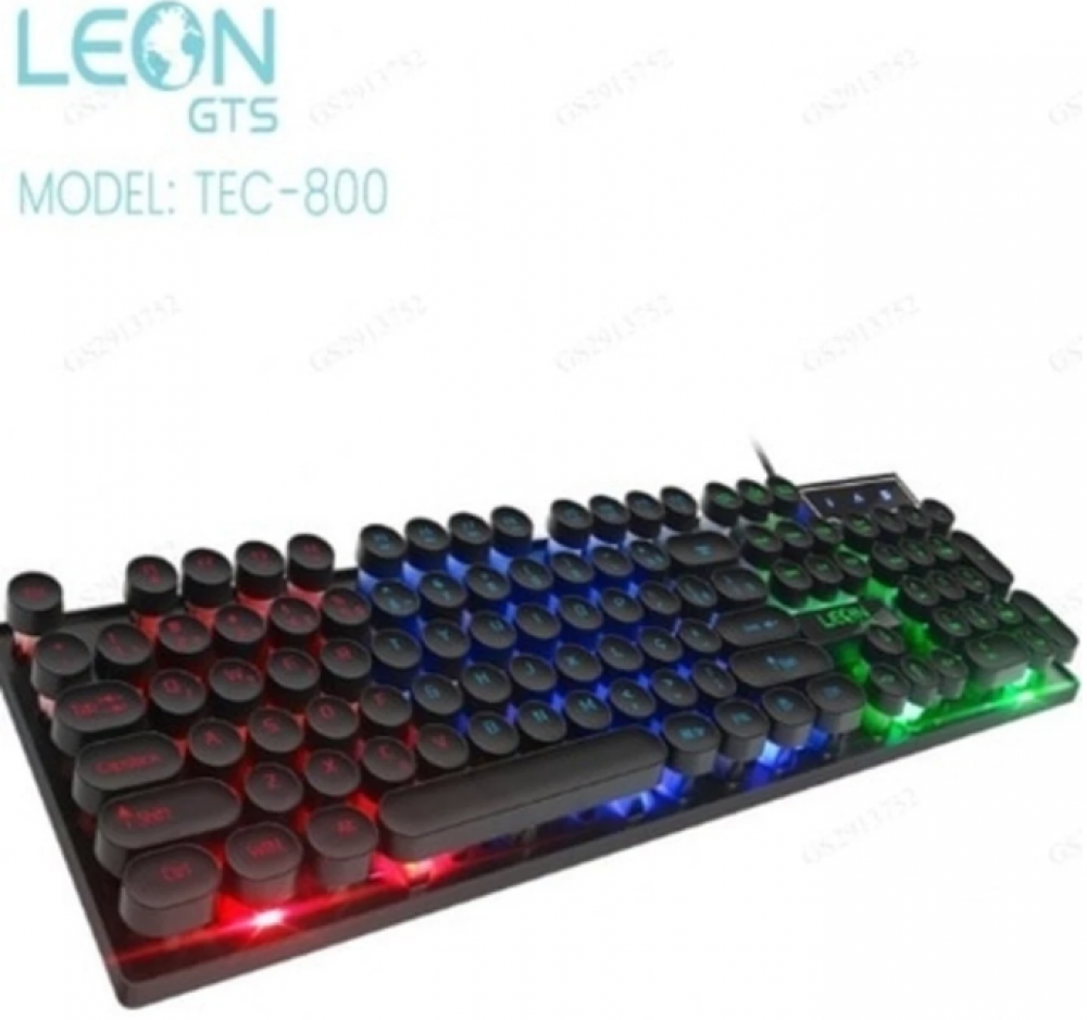 Teclado eletrônico com luz guia