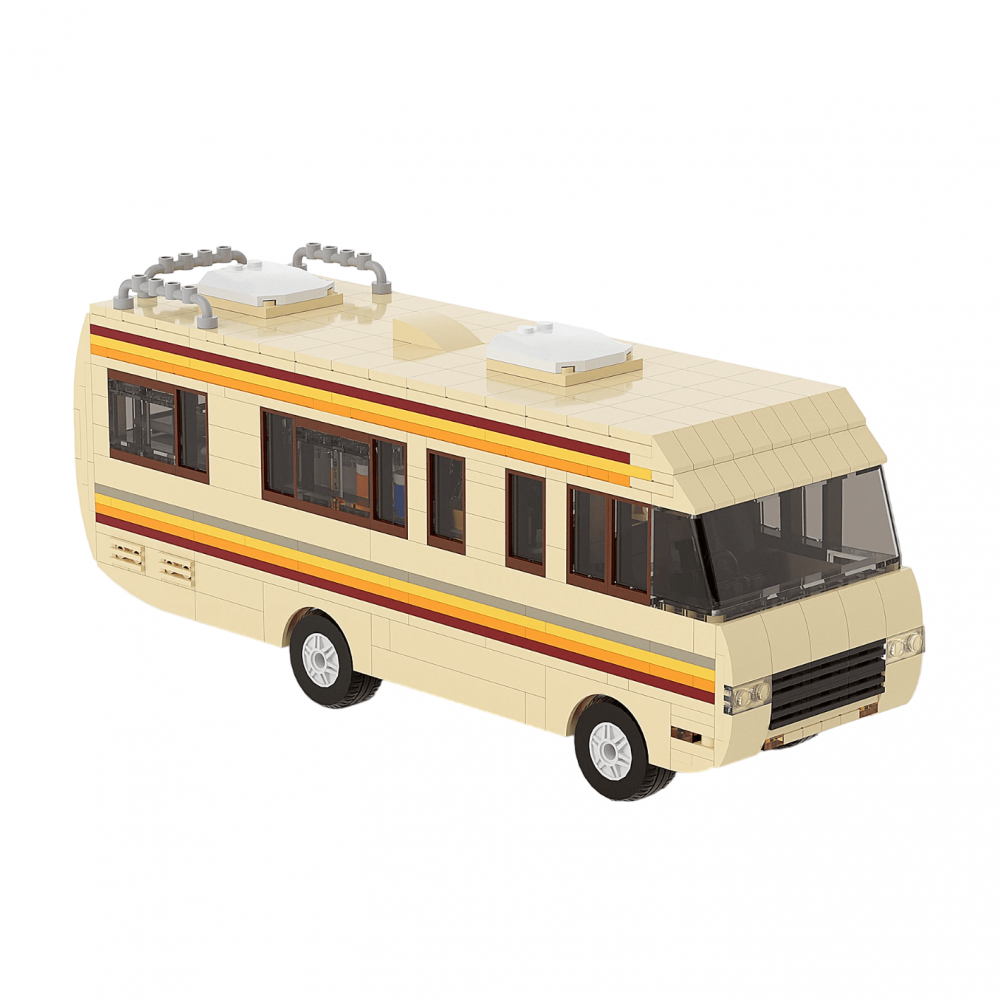 Acquista MOC Film Classico Breaking Bad Car Building Blocks Kit Walter White Pinkman Cooking Lab RV Modello di veicolo Giocattoli per bambini Regali in Italia a partire da 100