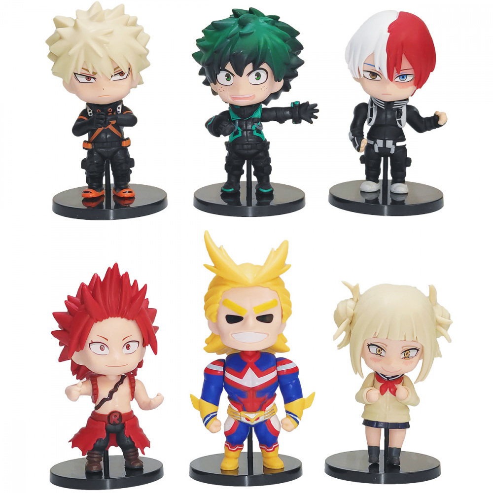 Bonecos Figuras Boku No Hero Academia Kit 6 Un Deku E + 5 - Hype Loja ...