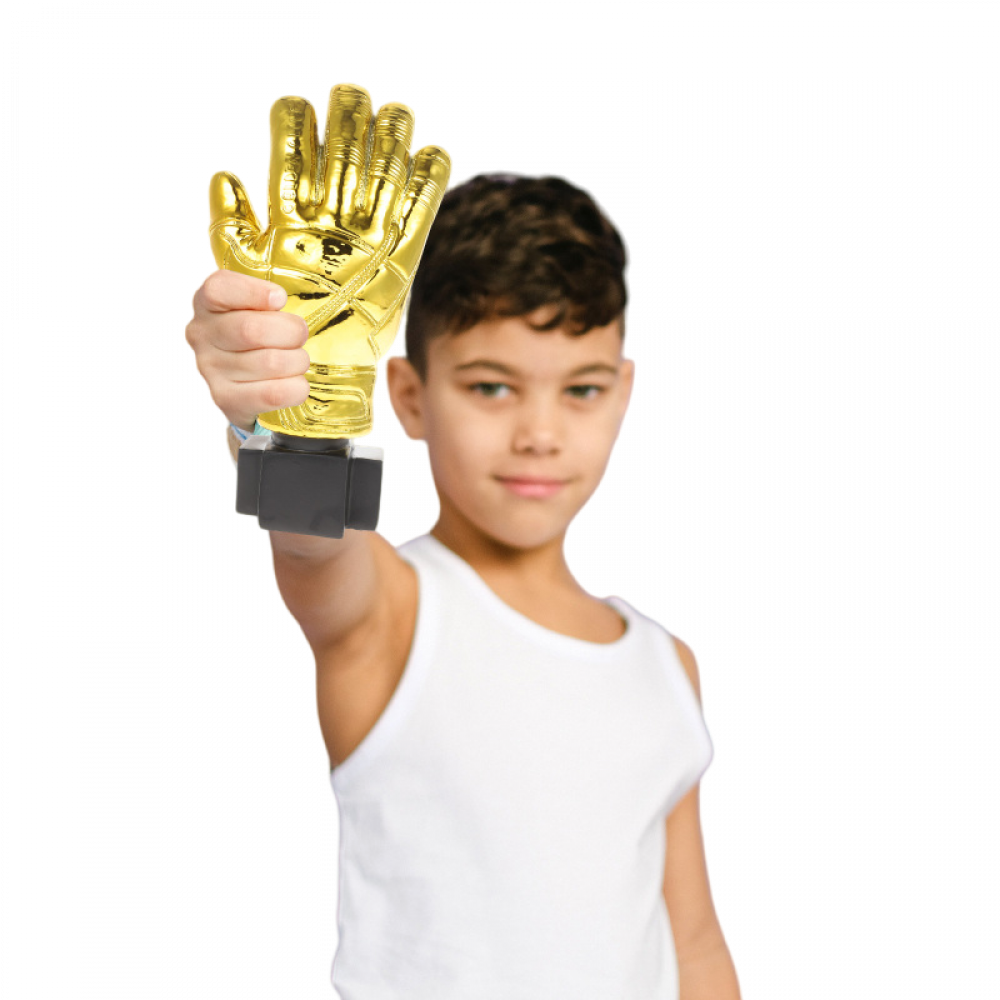Troféu Goleiro Futebol NOLITOY - Luva Dourada Unissex