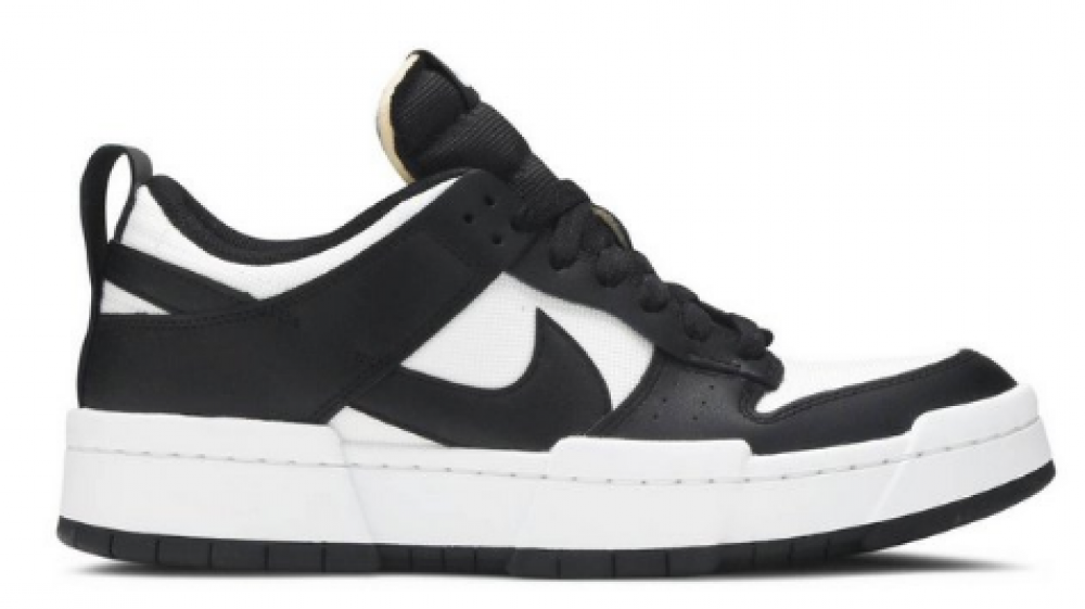 tênis nike dunk low black white