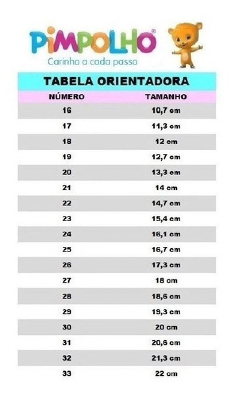 Infantil Tamanho De Tenis Em Cm Calçados Infantis Tamanho De Tenis