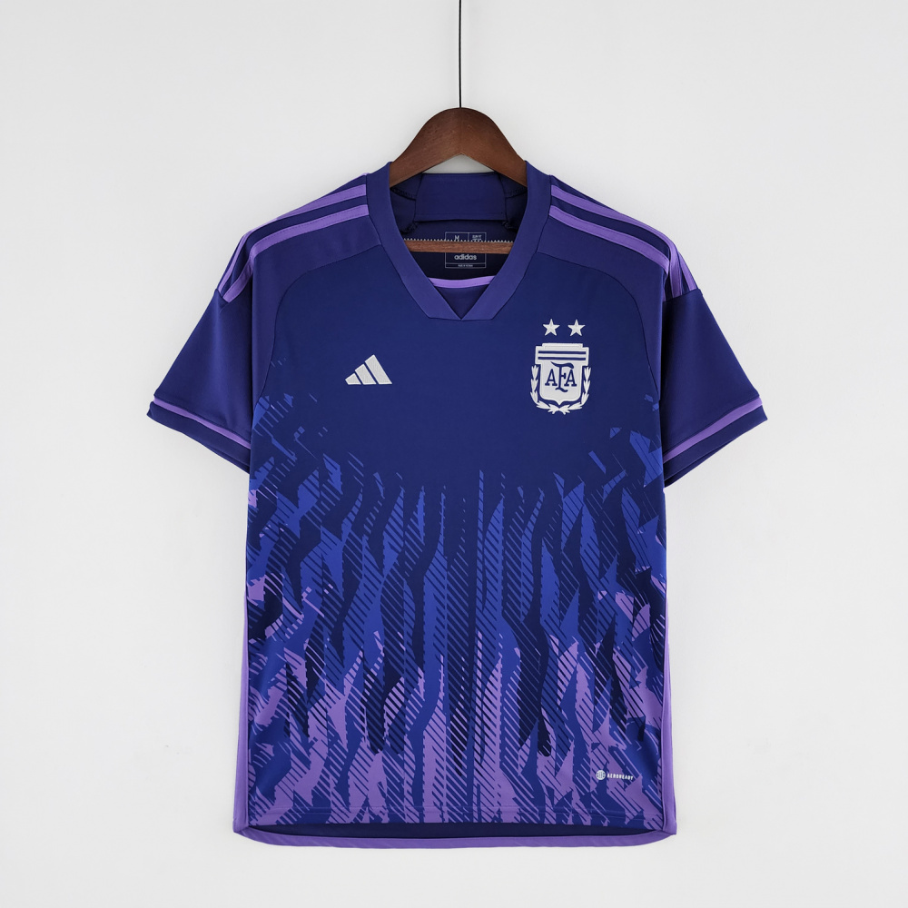 Camisa Argentina ll 2022 Torcedor Adidas Masculina Roxa ID Sports