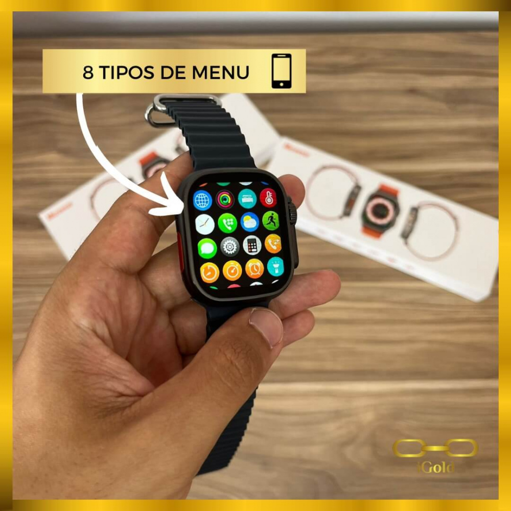 Relógio Smartwatch X8 ULTRA W68 – RÉPLICA APPLE WATCH ULTRA