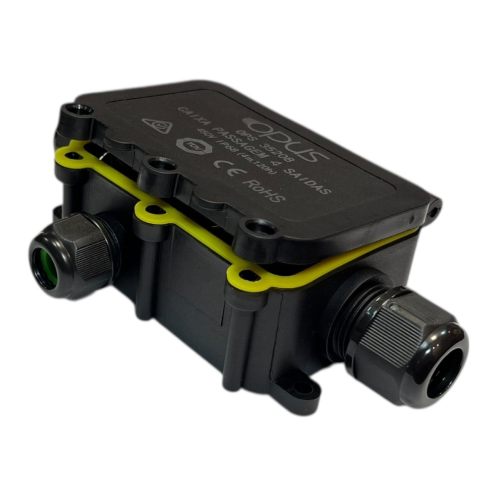 Caixa Passagem 4 Saidas IP68 - Opus - 35208 - ilumicom iluminações