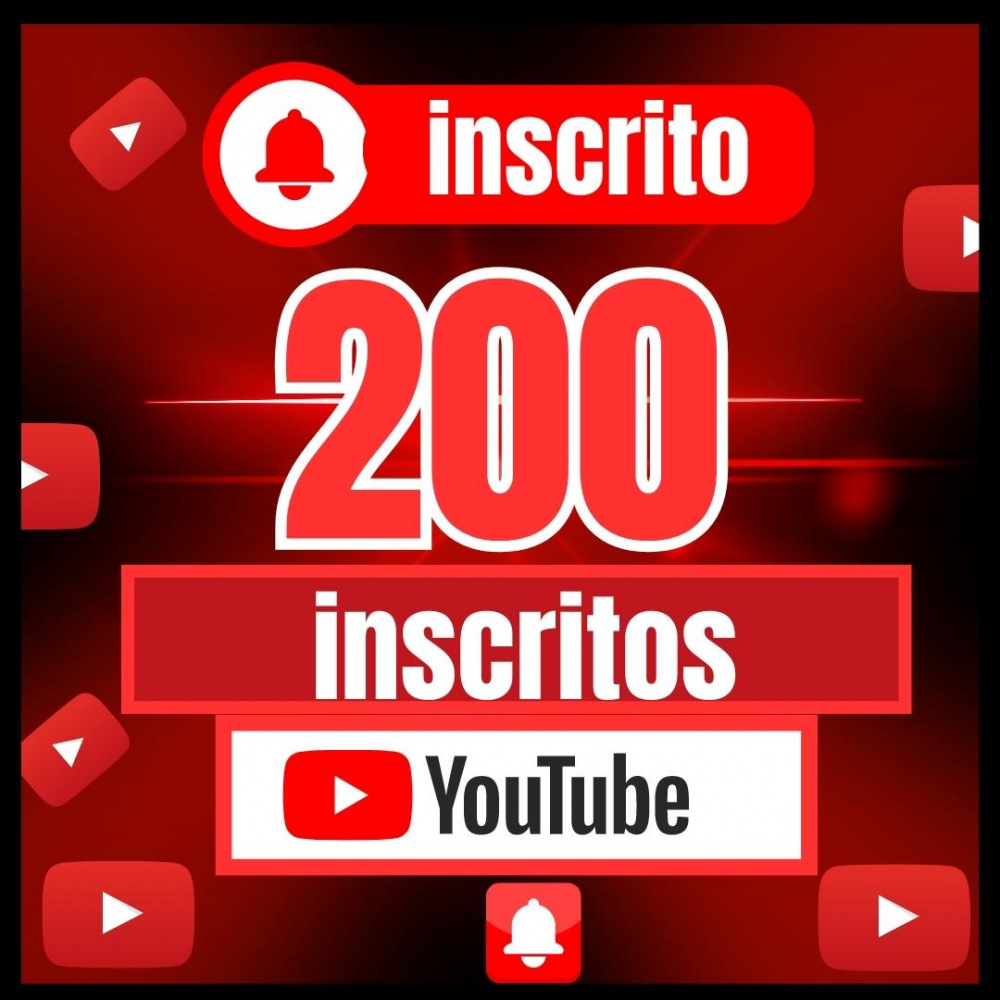 200 Inscritos Youtube Império Digital