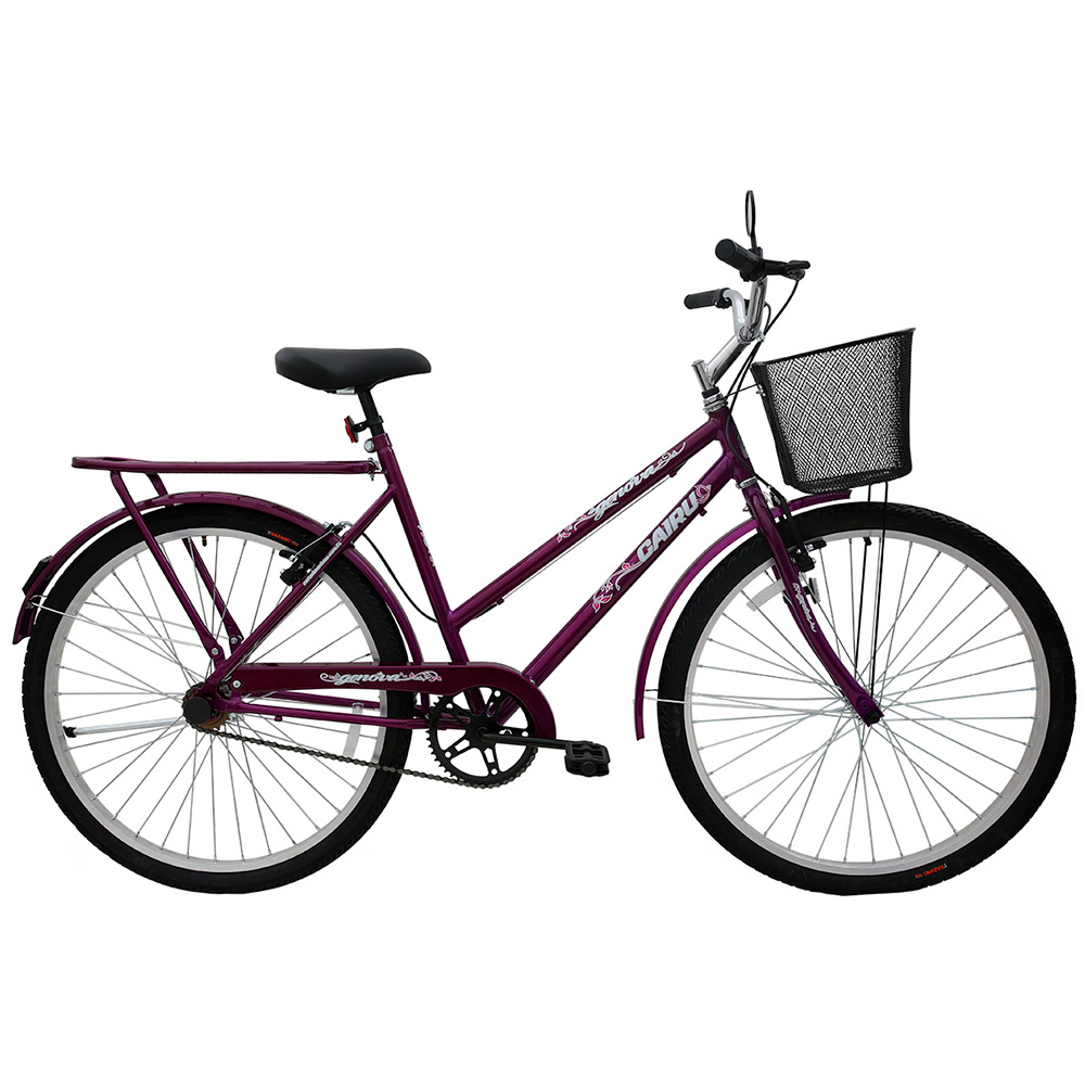 Bicicleta Aro 26 Cairu Genova Freio V-Brake com Cestinha