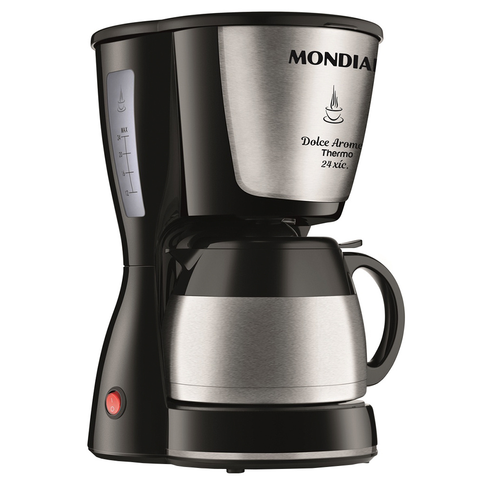 Cafeteira Mondial Dolce Aroma Thermo 24 Xícaras Filtro Permanente