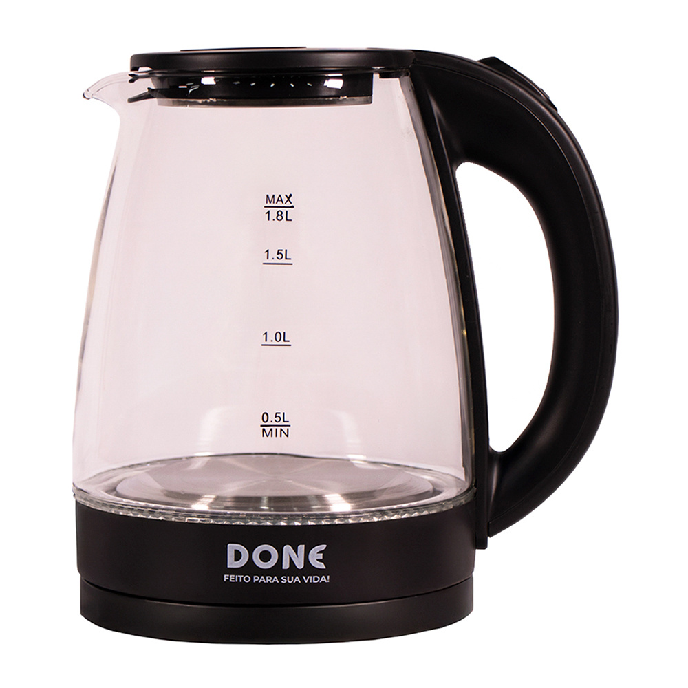 Chaleira Elétrica Done Glass 1,8L 1500W Bivolt