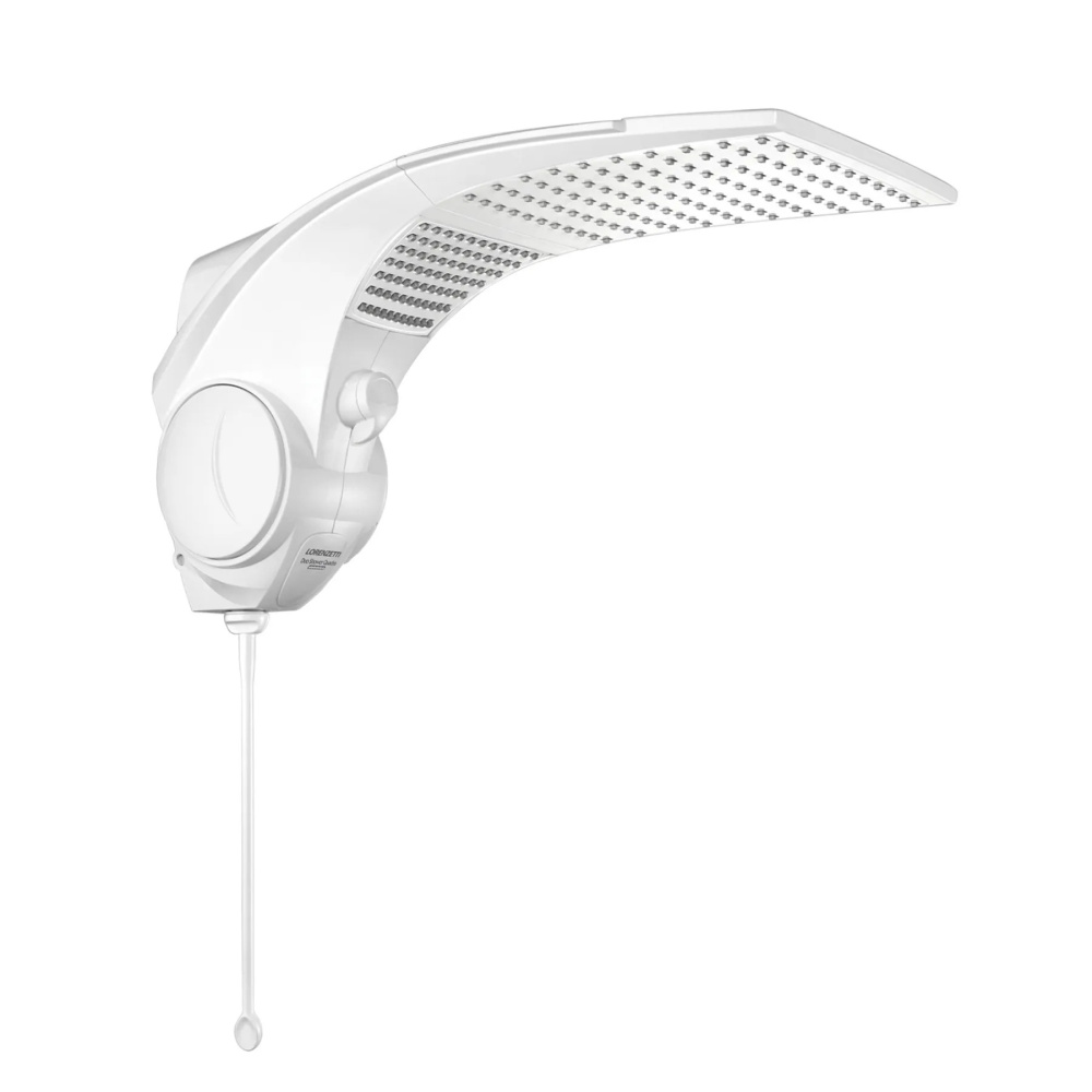 Chuveiro Elétrico 7500W Duo Shower Quadra Eletrônica Branco