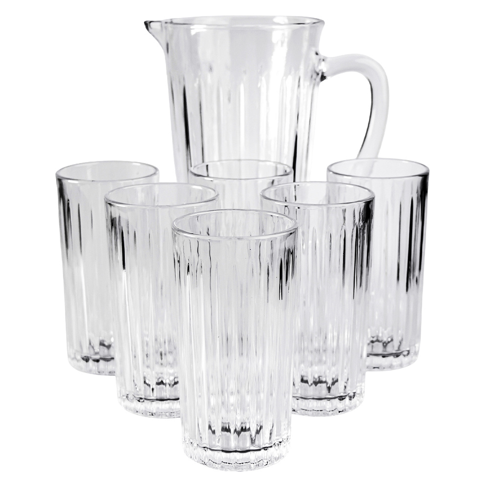 Conjunto Jarra 1L e 6 Copos 320ml Mark Blank Essential