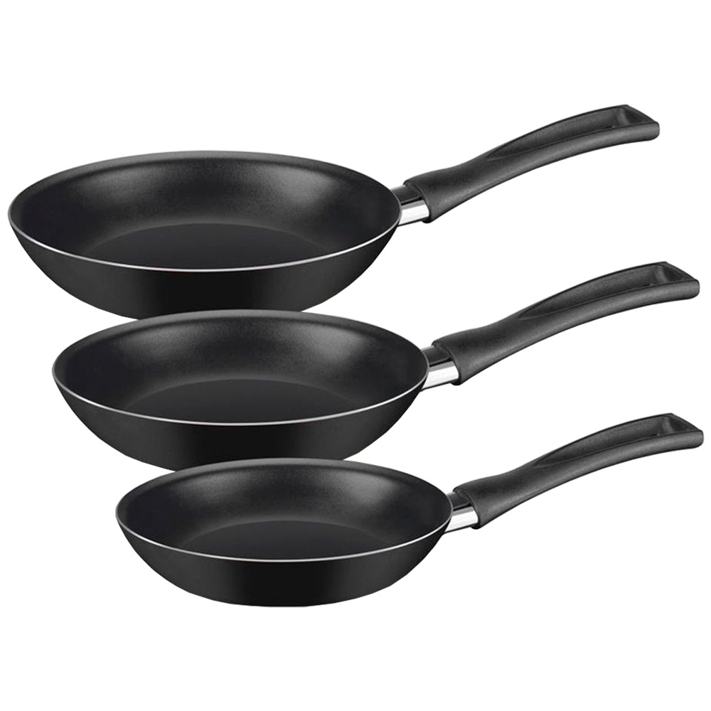 Kit de Frigideiras Rochedo Basic Antiaderente 3 Peças - 18cm, 20cm e 24cm